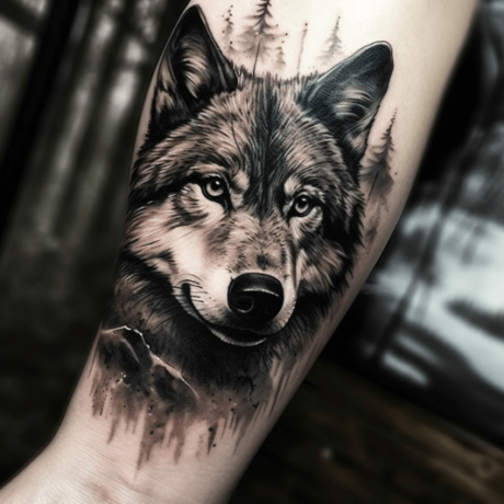 Tattookonwent Realistic Tattoo Of A Wolf On Arm Cc8743db 57ff 4ff5 801a 5e62654dba82