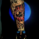 Tatuaż kolorowy – dlaczego klienci z Lubska i Gubina coraz częściej wybierają kolor? 2 Kolorowy tatuaż wykonany w Zajawa Tattoo Żary