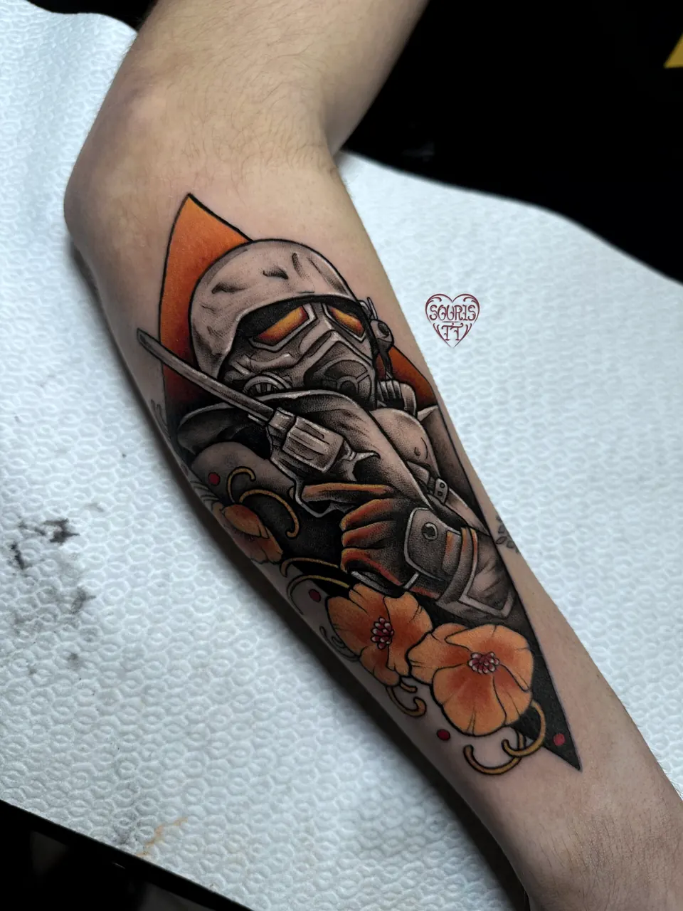 Realistyczny tatuaż Star Wars black and grey