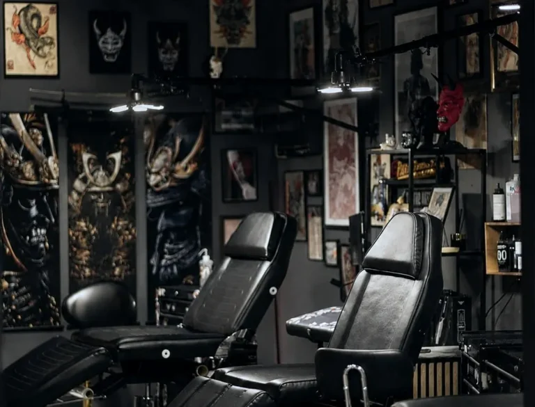 Tattoo Arbeit im Studio Zajawa
