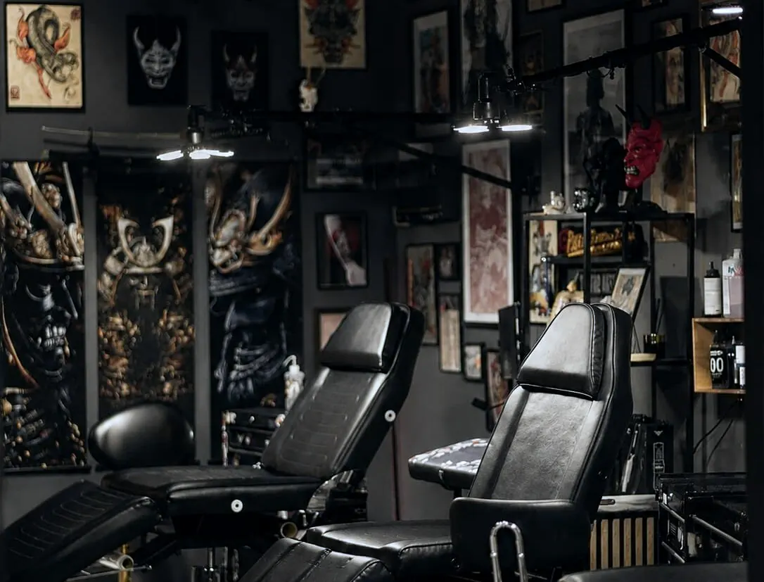 Tattoo Arbeit im Studio Zajawa